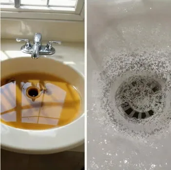 TurboDrain — works on every household drain, leaves pipes clean and odor-free
